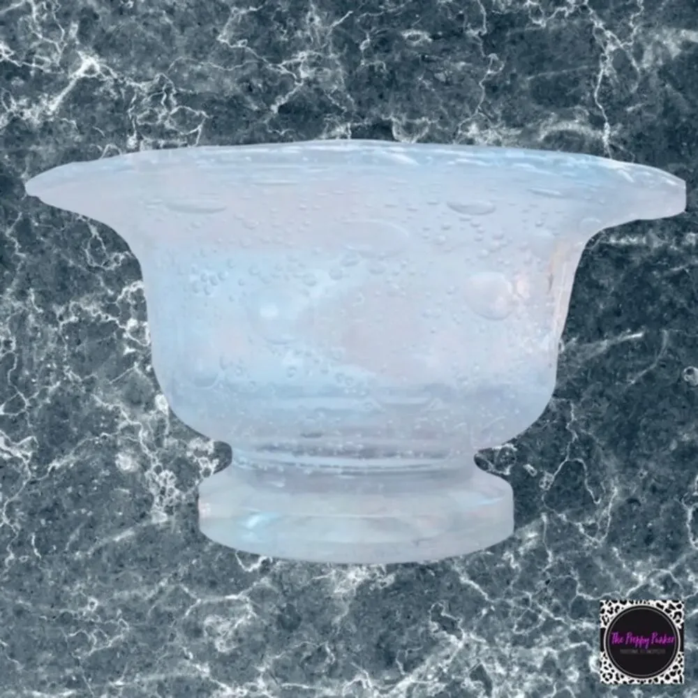 Vintage Princess House Crystal Bubble Glass Bowl EUC
